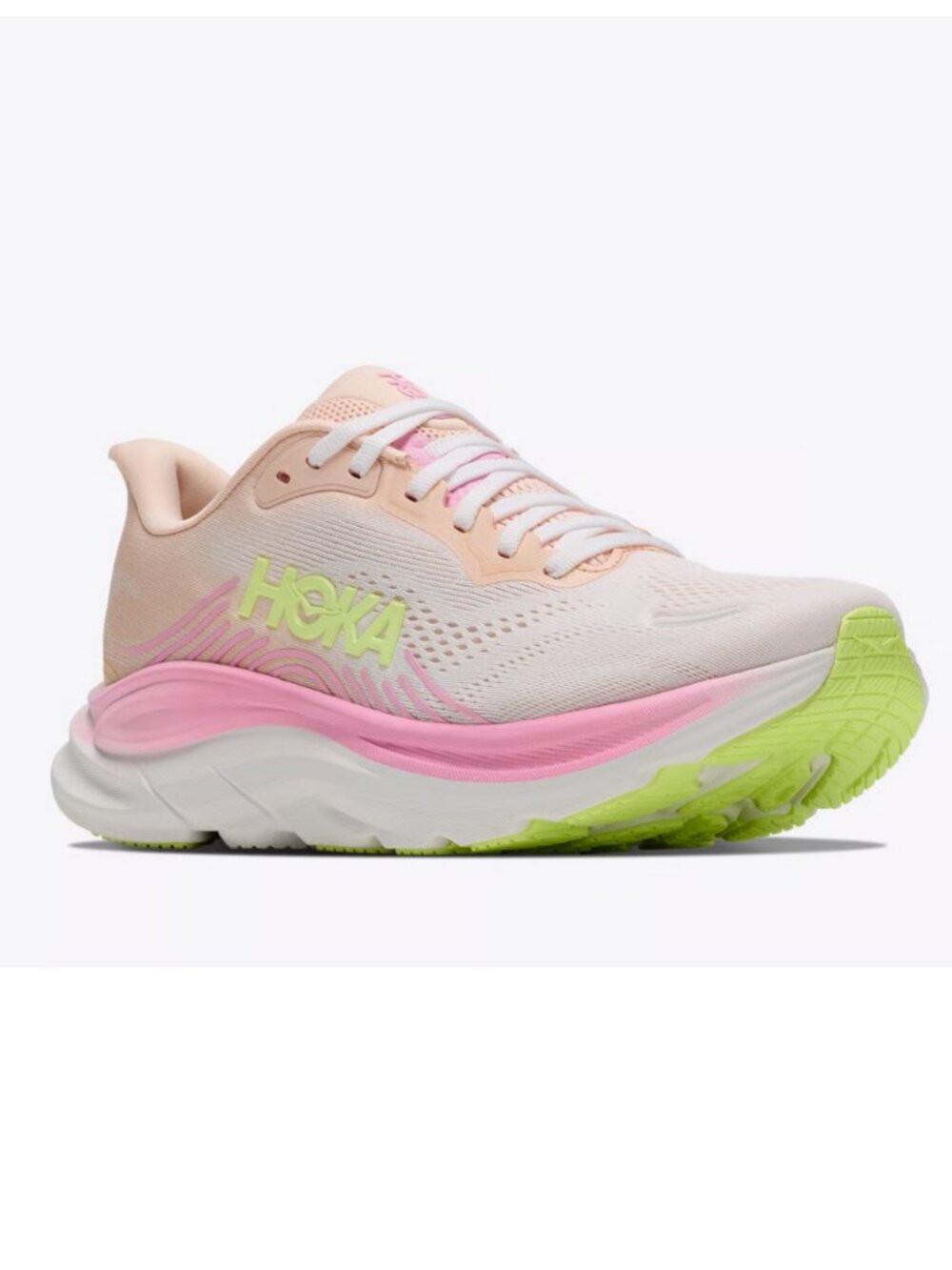 HOKA Clifton 11 Women's Tangerine Glow/White Sneakers Size: 7B